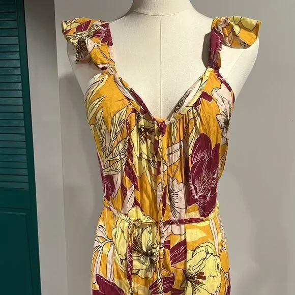 BOG Bohemian Original Gratitude Collective NWT floral romper - XS - Picture 4 of 12